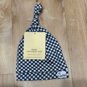 Copper Pearl Top Knot Hat